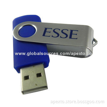 Metal USB Flash Drive, Available in Imprinted or Engraved Logos and Various CapacityNew